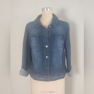 NWT Style&Co fitted denim jacket